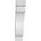 Ekena Millwork 5-in. W x 18-in. D x 24-in. H Copenhagen Architectural Grade PVC Knee Brace BRCP05X18X24CHG - alternate 5
